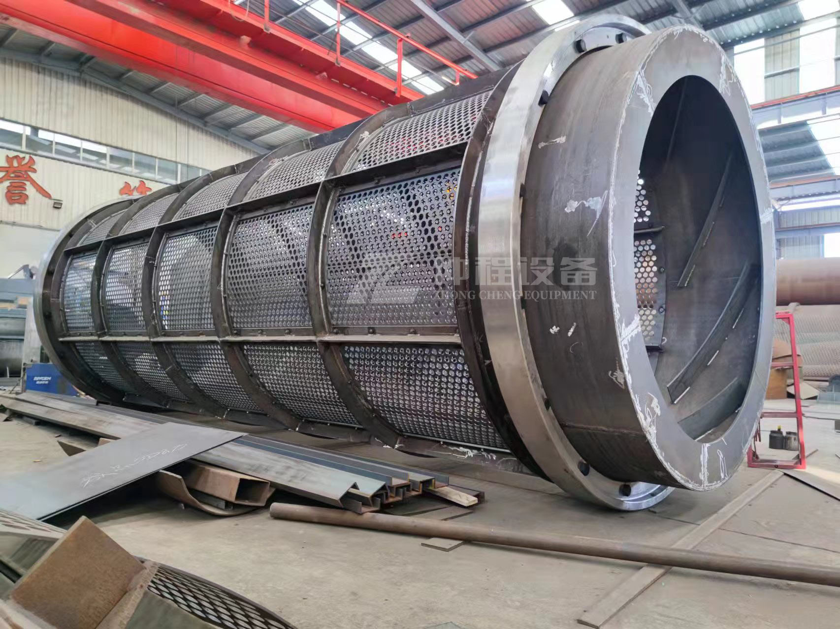 Drum screen garbage processing machine  for msw recycling